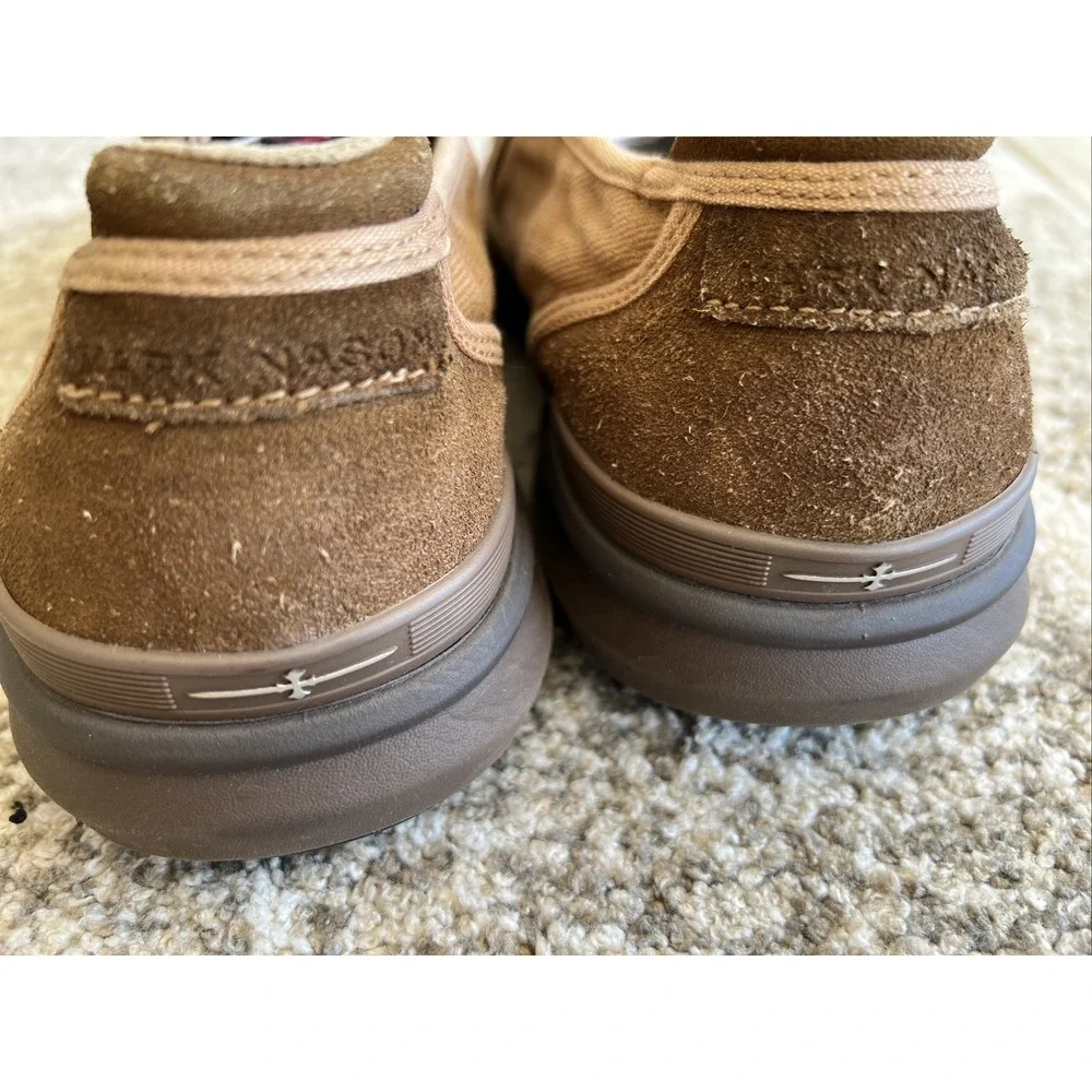 MARK NASON Mens 13 Brown Slip On Loafers Sneakers Shoes